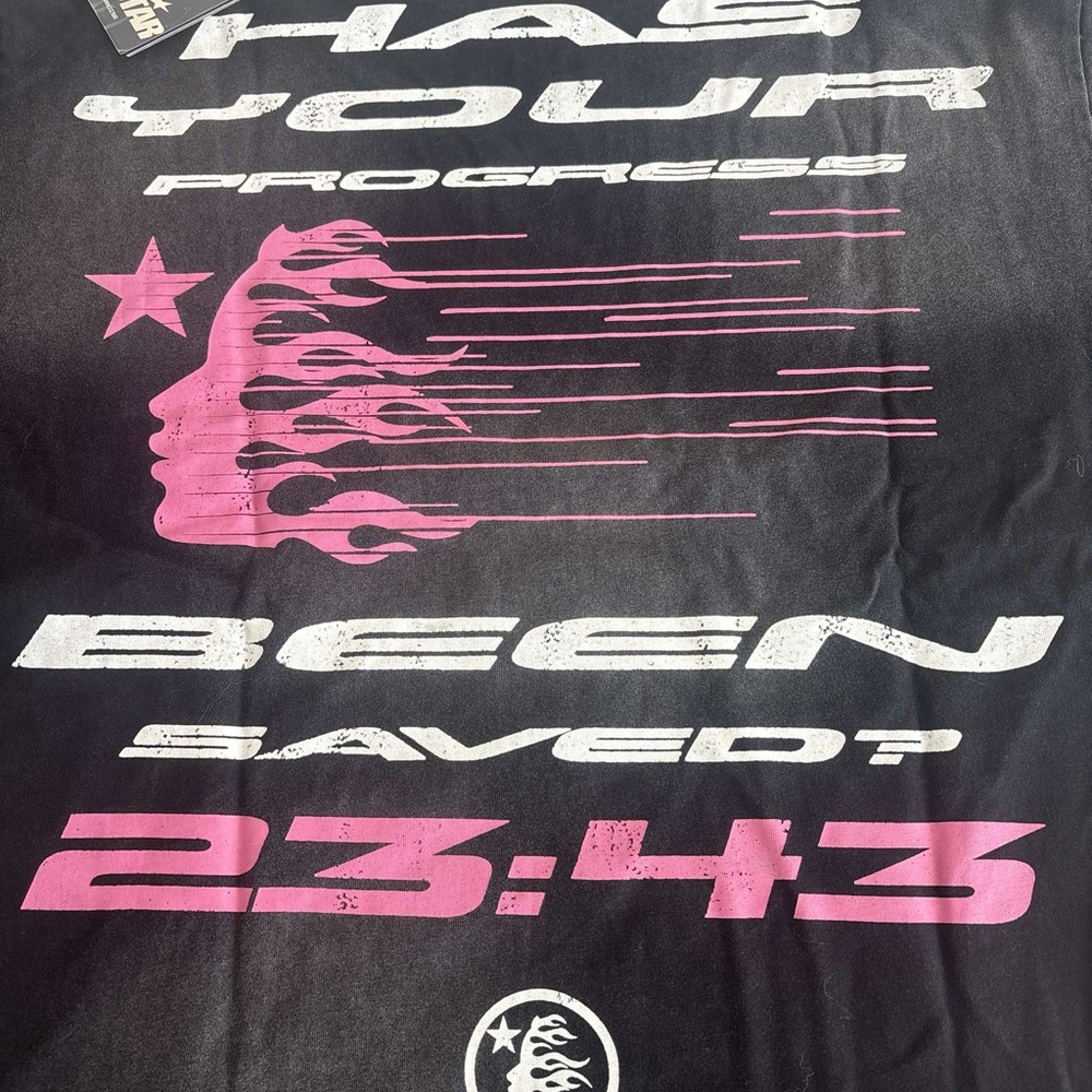 Black Graphic T-Shirt with Unique Design - Picture 4 of 5